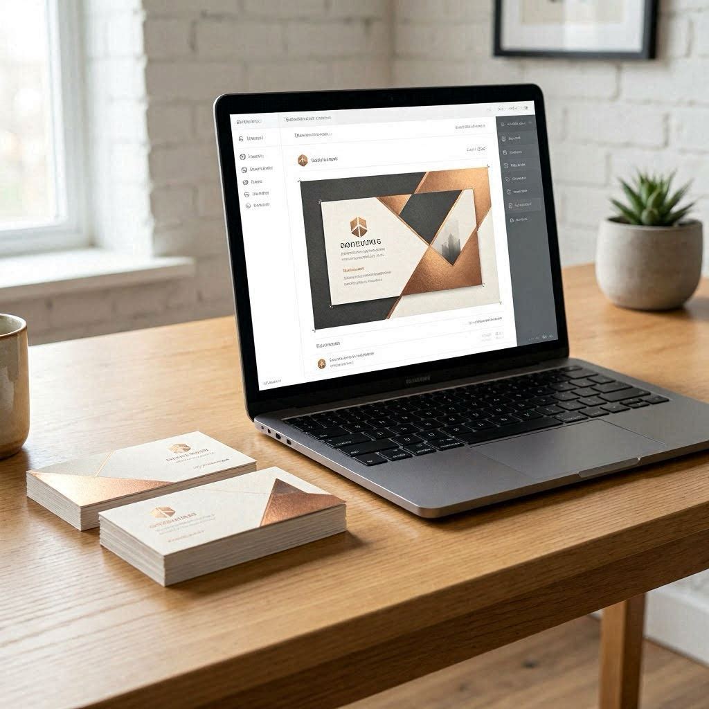 Designing Professional Business Cards: My Experience with 4OVER4