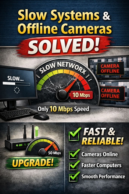 Case Study: Slow Computers & Offline Cameras Solved